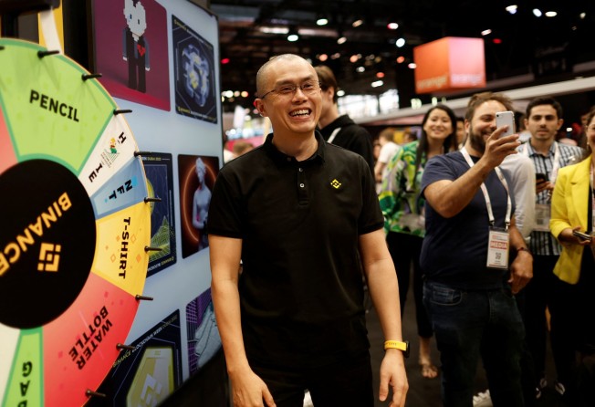 Zhao Changpeng, founder and CEO of Binance, at a tech conference in Paris in June. Photo: Reuters