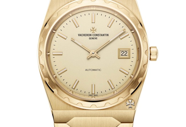 Another reissue of a small 1970s watch: the Vacheron Constantin Historiques 222 Yellow Gold. Photo: Vacheron Constantin
