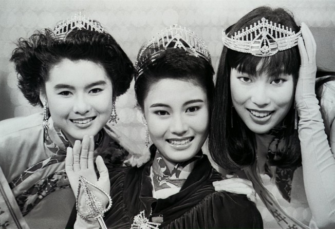 Winners of the Miss Hong Kong 1988 pageant: (from left) first-runner up Sheila Chin, Winner Michelle Reis, and second runner-up Cynthia Cheung. Photo: SCMP