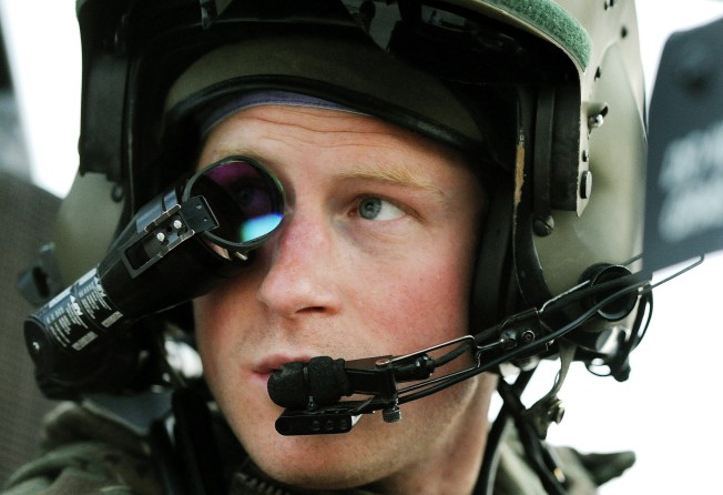 Prince Harry says he killed 25 people when serving as a helicopter pilot in Afghanistan. File photo: AP