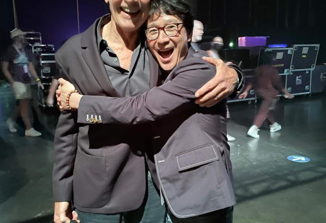 Harrison Ford and Quan reunited after 38 years. Photo: Instagram/@kehuyquan/@lucasfilm