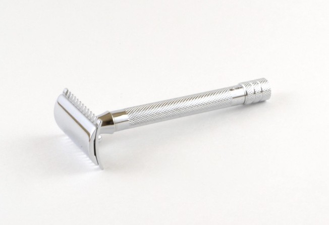 A safety razor can help you get a closer shave.