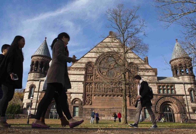The Princeton University campus in New Jersey on November 16, 2013. Photo: Reuters.