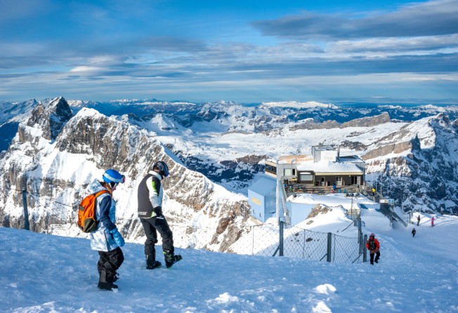 Switzerland’s Mount Titlis is popular with skiers. Photo: Shutterstock