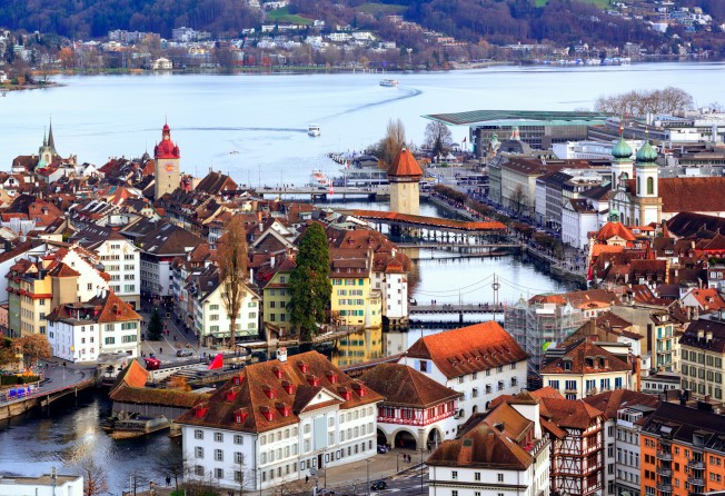 The old town of Lucerne, which sits on Lake Lucerne, Switzerland. Photo: Shutterstock