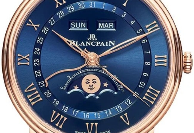 Blancpain Villeret Quantième Complet Phase de Lune. Photo: Handout