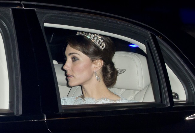Catherine, Duchess of Cambridge, attends the annual Diplomatic Reception at Buckingham Palace in December 2015, in London, England. Photo: Getty Images
