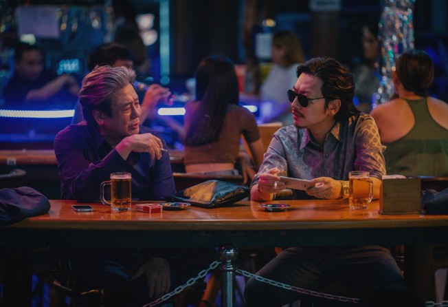 Choi Min-sik (left) and Lee Dong-hwi in a still from Big Bet.