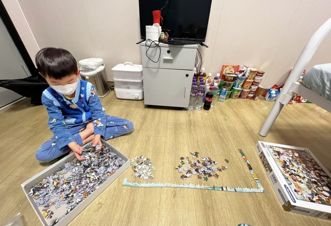 Clara Leung’s son, who spent nine days at the Penny’s Bay facility. Photo: Handout