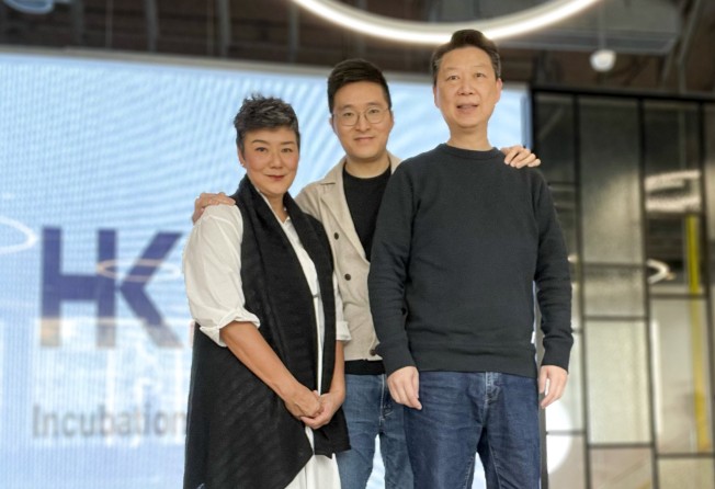 Pantheon Lab co-founder and advisor Christina Tse (left), co-founder and CEO Ivan Lau (centre), and co-founder and advisor Mark Chan (right). Photo: Handout