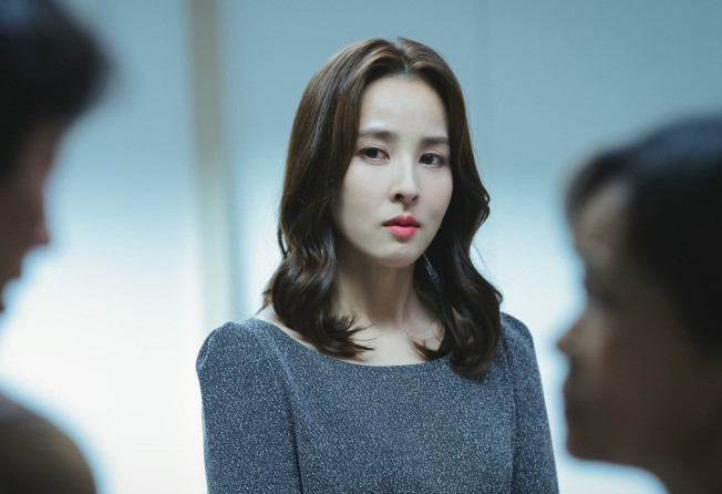 Han Hye-jin as Seo-jin in a still from Divorce Attorney Shin. Photo: Netflix