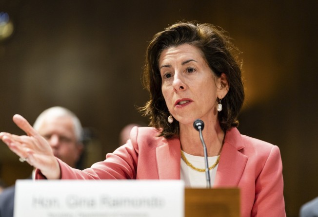 US Commerce Secretary Gina Raimondo has raised concerns about recent actions by Beijing against US companies operating in China. Photo: Bloomberg