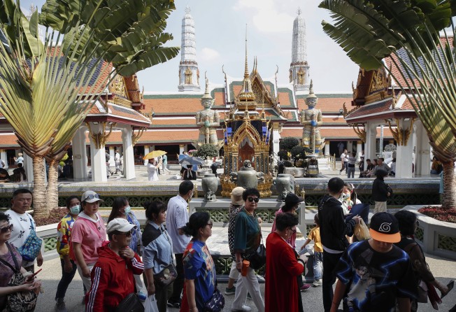 Chinese arrivals in Thailand were estimated at 2.7 million last year, lower than the target of 5 million. Photo: EPA-EFE