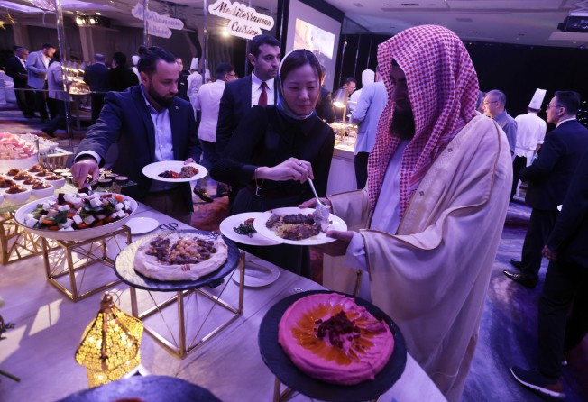 Chief Imam of Hong Kong Mufti Muhammad Arshad at the Ramadan Iftar dinner at The Mira in Tsim Sha Tsui. Photo: Jonathan Wong