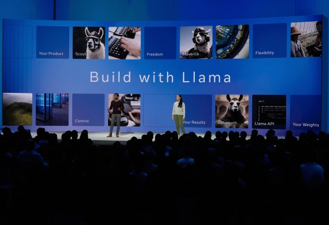 LlamaCon 2025 was an AI developer conference hosted by Meta Platforms, in Menlo Park, California, April 29, 2025. Photo: AP