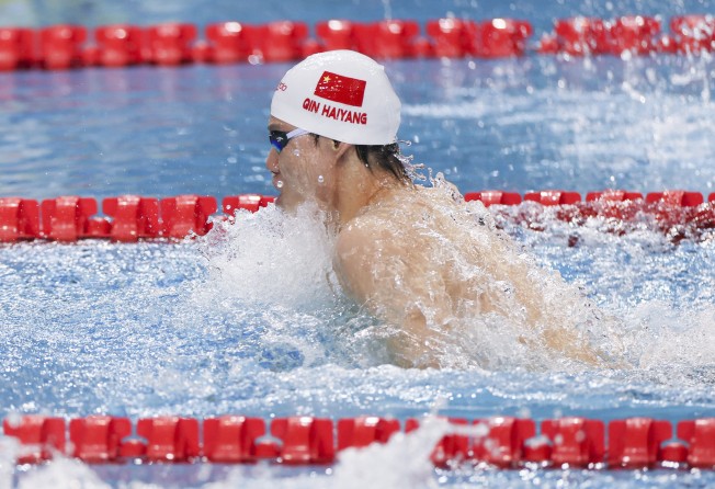 Qin Haiyang took a solid step towards his world championship-winning form in Shenzhen. Photo: Xinhua