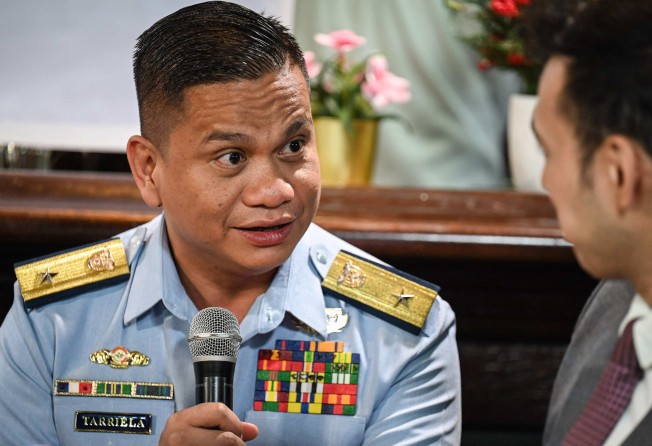 Philippine Coast Guard spokesman for the South China Sea Commodore Jay Tarriela in August 2024. Tarriela has dismissed “absurd” claims he is a paid US asset. Photo: AFP