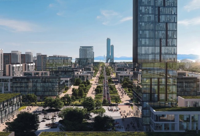 Alatau in Kazakhstan is among the new future city projects in Central Asia that aim to tackle population growth and ageing infrastructure. Photo: Handout