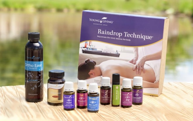 リラクゼーショングッズ Young Living Raindrop Technique Raindrop Technique Essential Oil Collection | Young Living