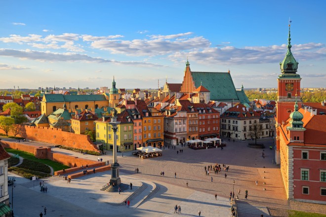 Warsaw City in Poland, where special economic zones offer income and real estate tax exemptions, as well as competitive land prices. Photo: Shutterstock