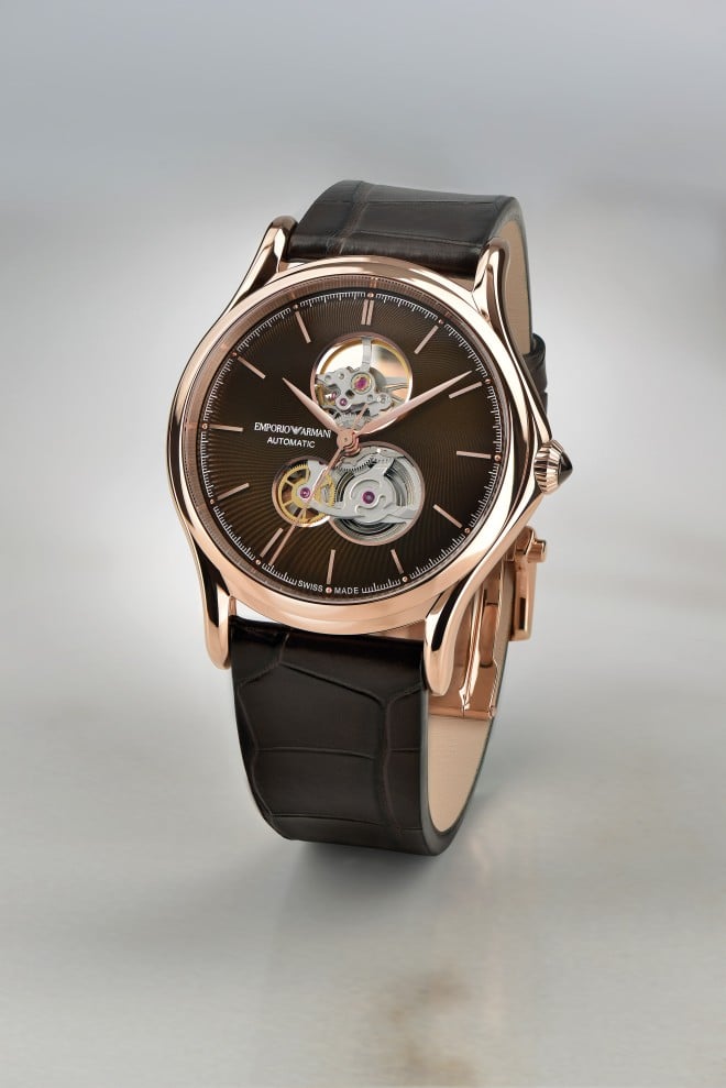 Emporio Armani Swiss Made Classic men’s watch.