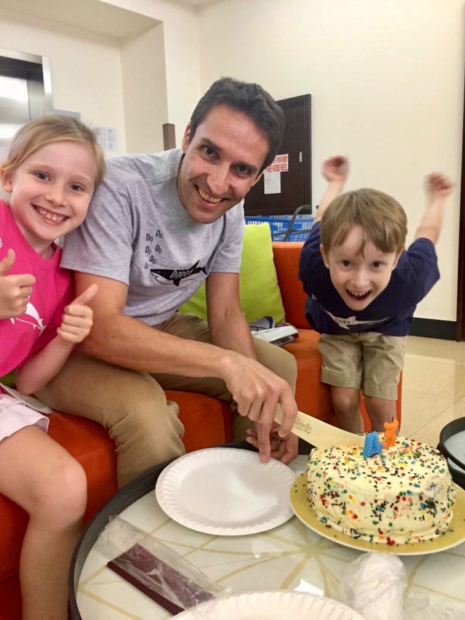 Birthday cake decorated by Sue’s granddaughter Lili.