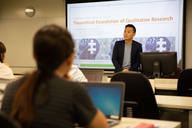 Associate Professor Andy Ho teaches a popular course on death and dying