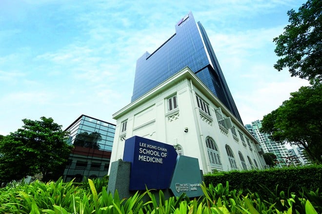 NTU’s Lee Kong Chian School of Medicine, where some classes are taught, is set up jointly with Imperial College, London