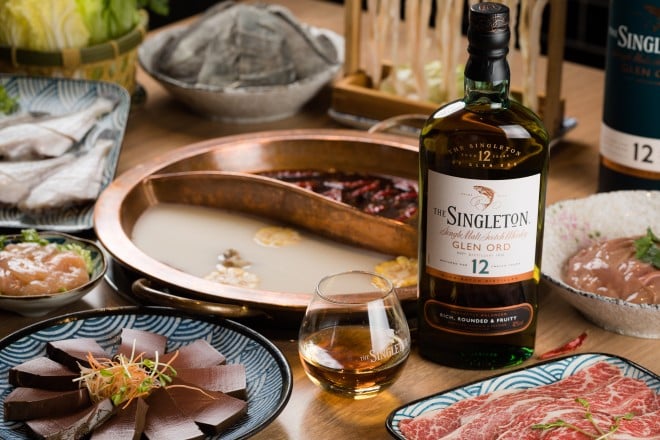 The Singleton of Glen Ord 12 Years Old pairs exceptionally well with hotpot. 