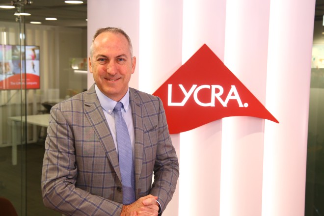 Steve Stewart, The LYCRA Company’s Apparel Vice President for Asia.