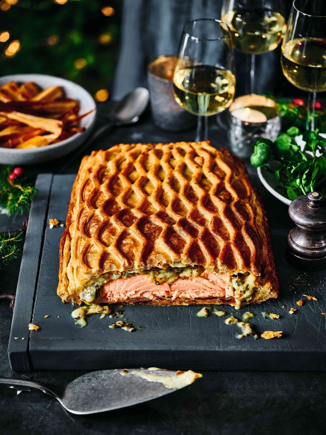 The M&S Collection Scottish Salmon En Crout is one of the centrepiece highlights that is sure to delight.