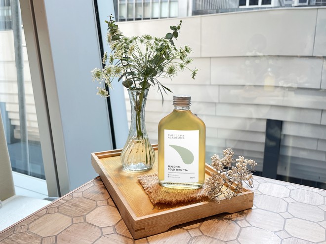 Seasonal cold brew tea is one of the exclusive offerings from The Tea