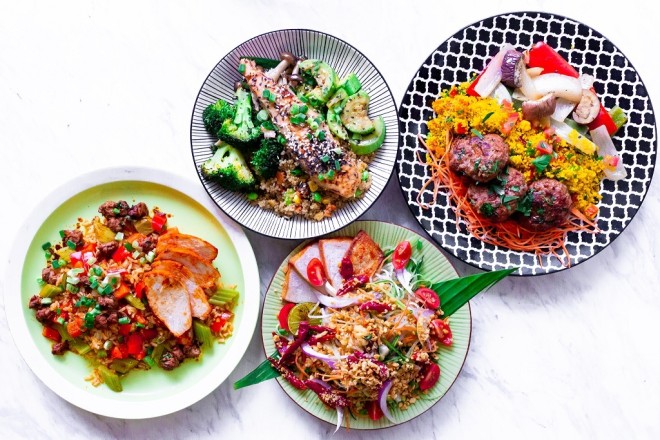 NOSH meals feature a variety of healthy ingredients.