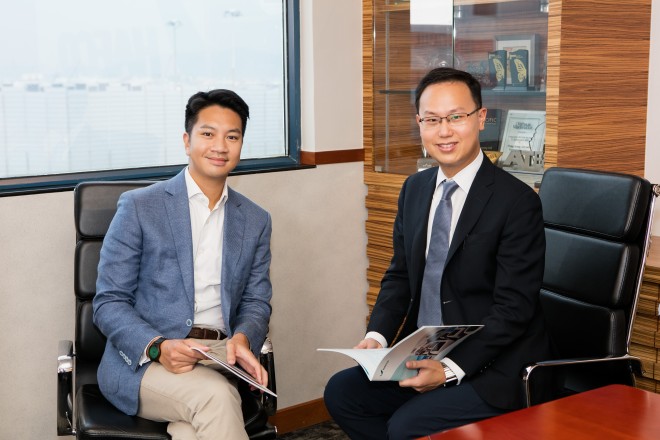 Raymond Leung (left) and Wilfred Kwong.