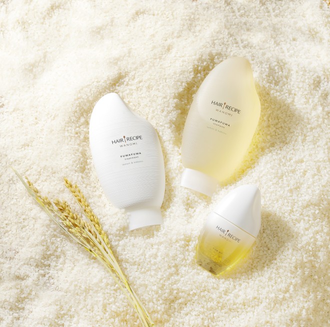 Wanomi Fuwafuwa lemon & kabosu shampoo and treatment.