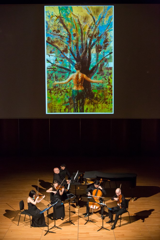 Feast your senses with a novel ink art and new music experience South