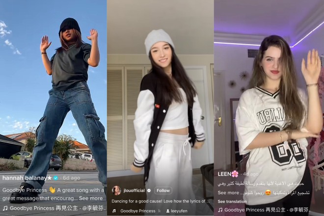 @thexhan on TikTok / @jlouofficial on Instagram / @leen_mohd98 on TikTok