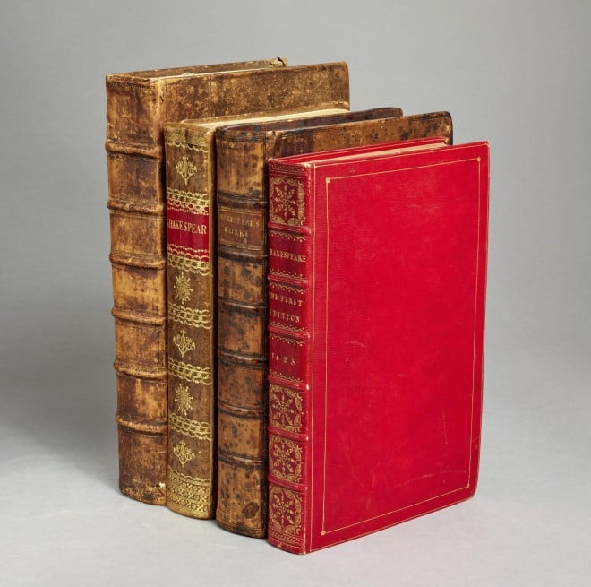 Rare editions of Shakespeare's plays could fetch US$6 million at