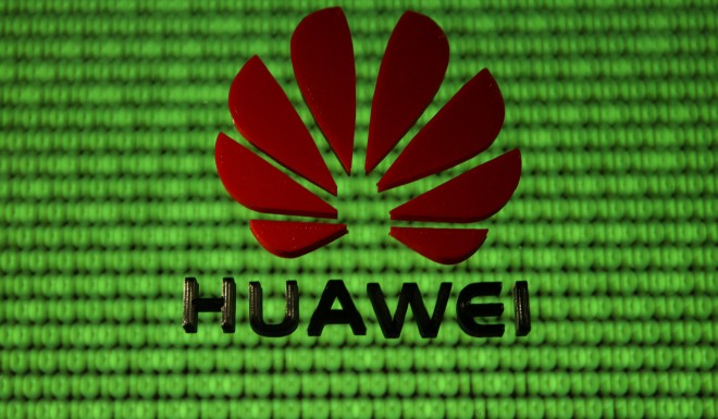 A 3D-printed Huawei logo.