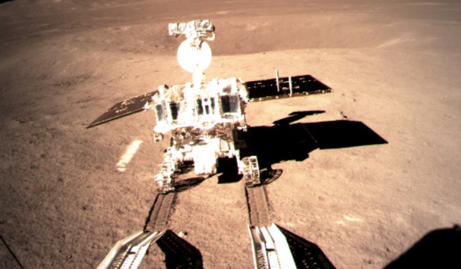 The Yutu-2 lunar rover.