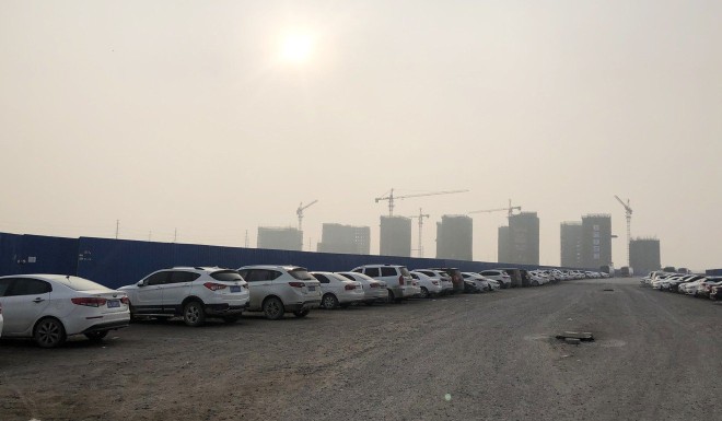 New housing developments near Foxconn’s Zhengzhou factory.