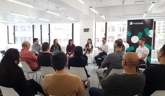 Company leaders and ‘Gen Z’ from theDesk member and neighbour companies joined a panel discussion on ‘Gen Z’ talent acquisition and retention.
