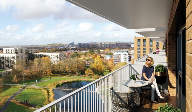Enjoy the fresh air from your own private balcony