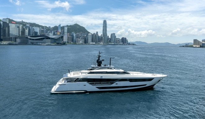 The Custom Line 120 planing yacht stretching 38.36m