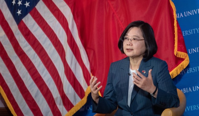 Taiwanese President Tsai Ing-wen congratulated Joe Biden on winning the US presidency even though he has not spelt out his position on US-Taiwan relations. Photo: EPA-EFE