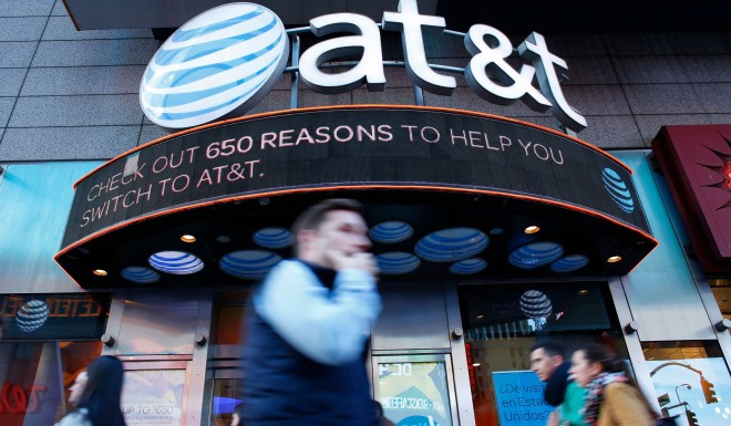 The US Telecommunications Act of 1996 dismantled the monopoly that AT&T had on phone services. Photo: AFP