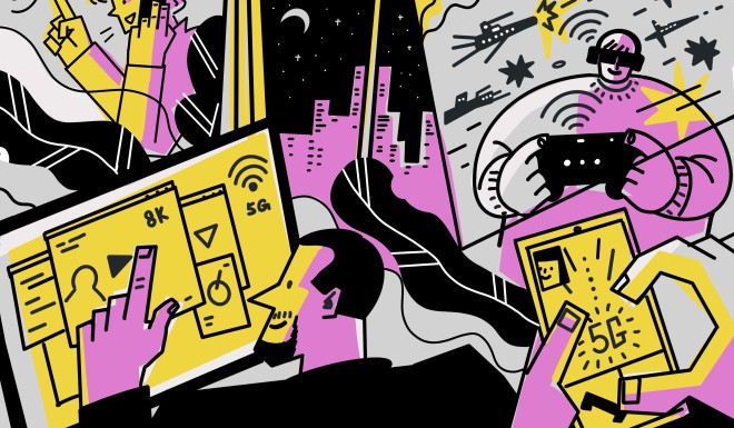 Mobile network operators are counting on 5G to enable a wide range of indoor applications for both consumers and industries. Illustration: Brian Wang