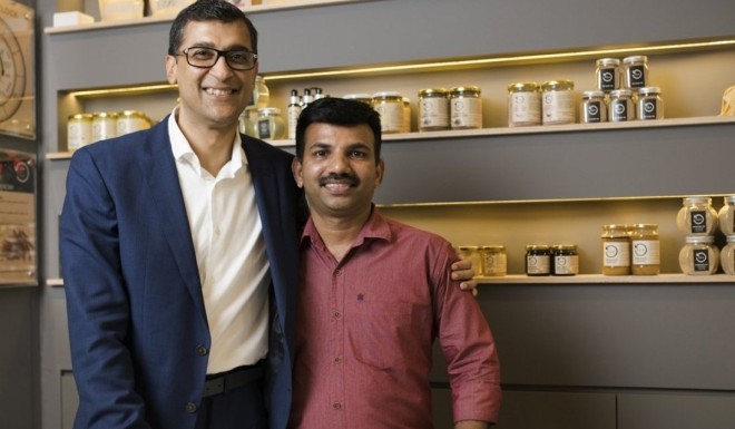 Sumit Nanda (left) and Dr Ratheesh.