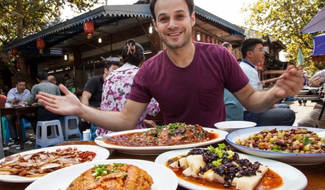 Trevor James, aka The Food Ranger, began making street food videos as an undergraduate in 2013. Photo: Courtesy of Trevor James