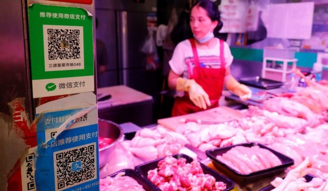 China’s sovereign digital currency is entering an already very crowded payments market in China, with the likes of WeChat Pay and Alipay already dominating the sector. Photo: Reuters